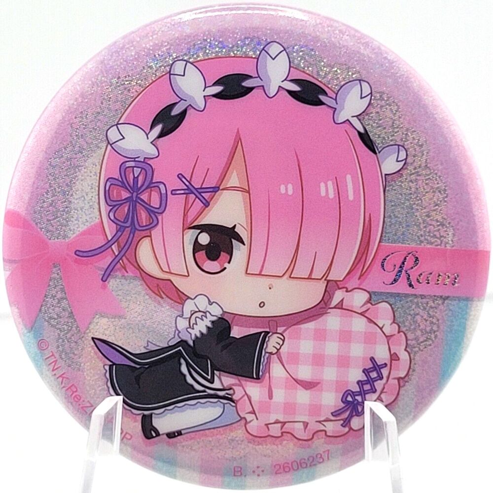 Ram - Re:Zero Sparkling Hologram Can Badge